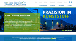 Desktop Screenshot of mueller-technik.com