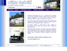 Tablet Screenshot of mueller-technik.cz